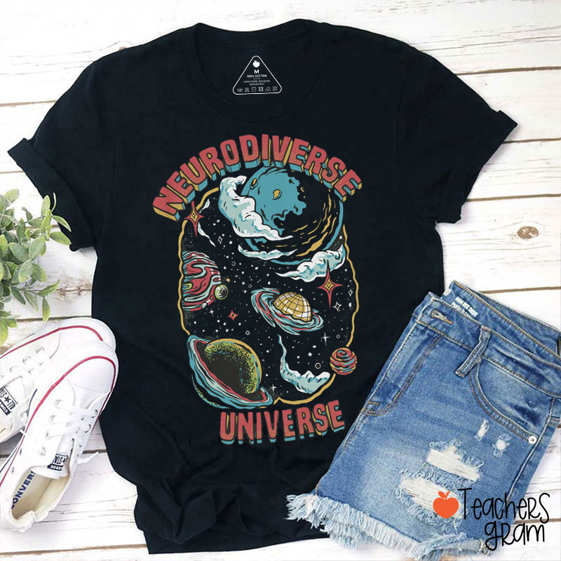 Neurodiverse Universe Teacher T-Shirt