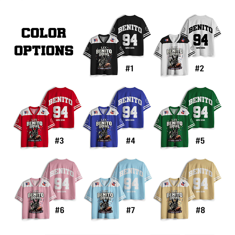 Personalized Benito Bowl Football Teacher Mesh Jersey