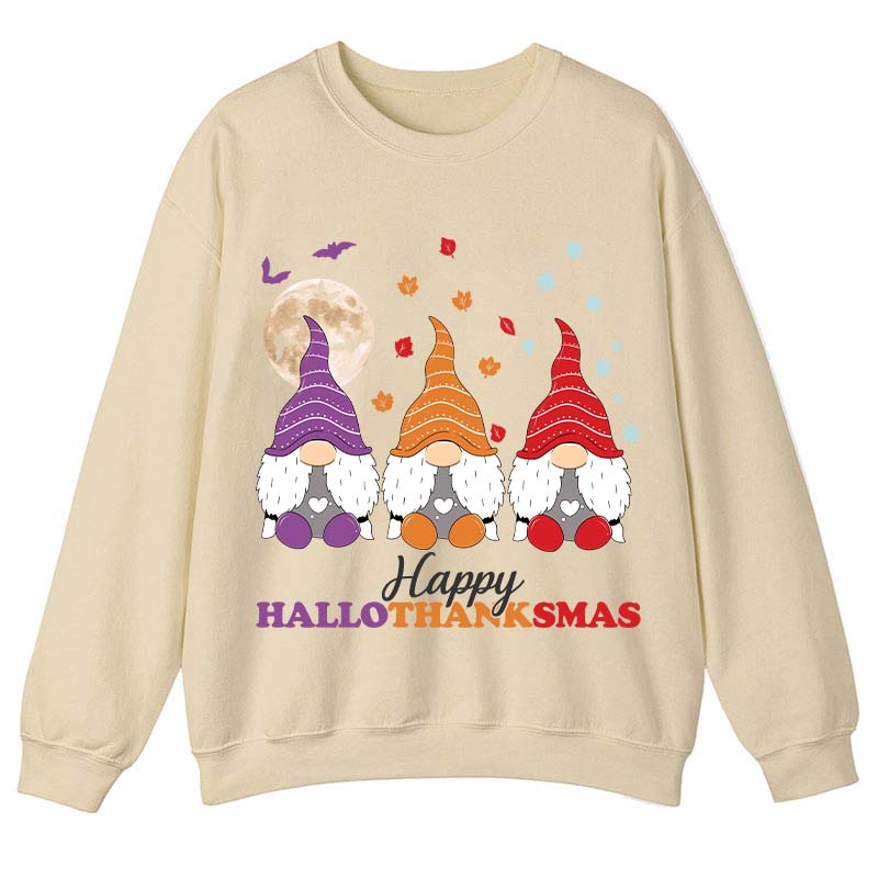Happy Hallothanksmas Teacher Sweatshirt