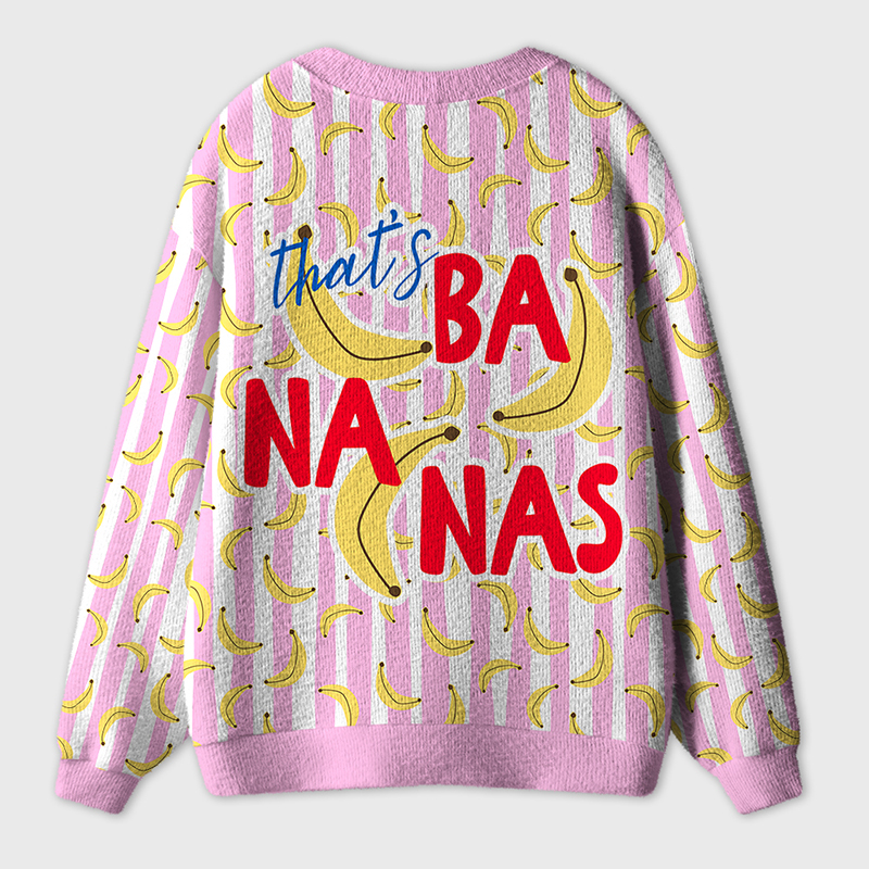That's Bananas Teacher Ugly Cardigan Sweaters