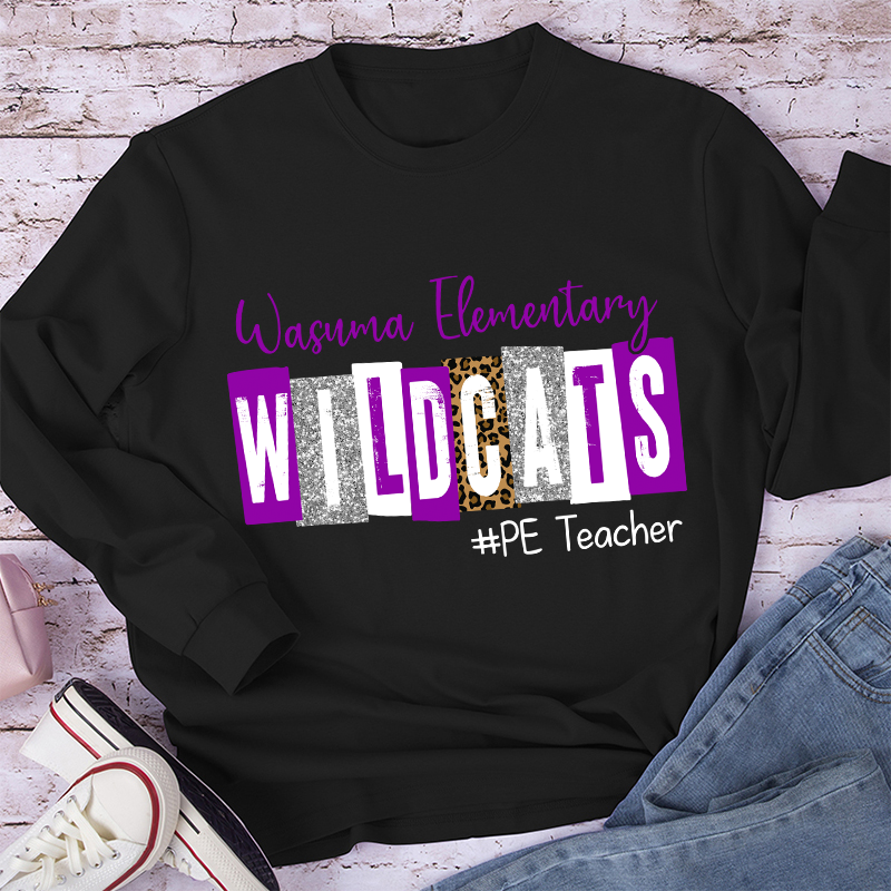Personalized School Spirit Cheer For You Teacher Long Sleeve T-Shirt
