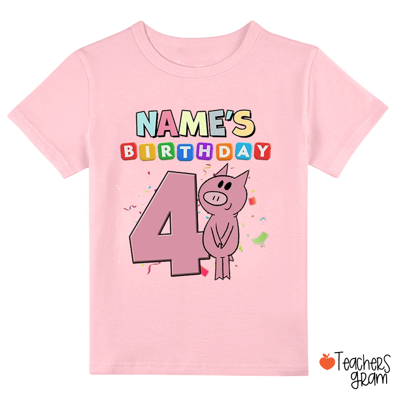 Personalized Children's Books Birthday Family Class T-Shirt
