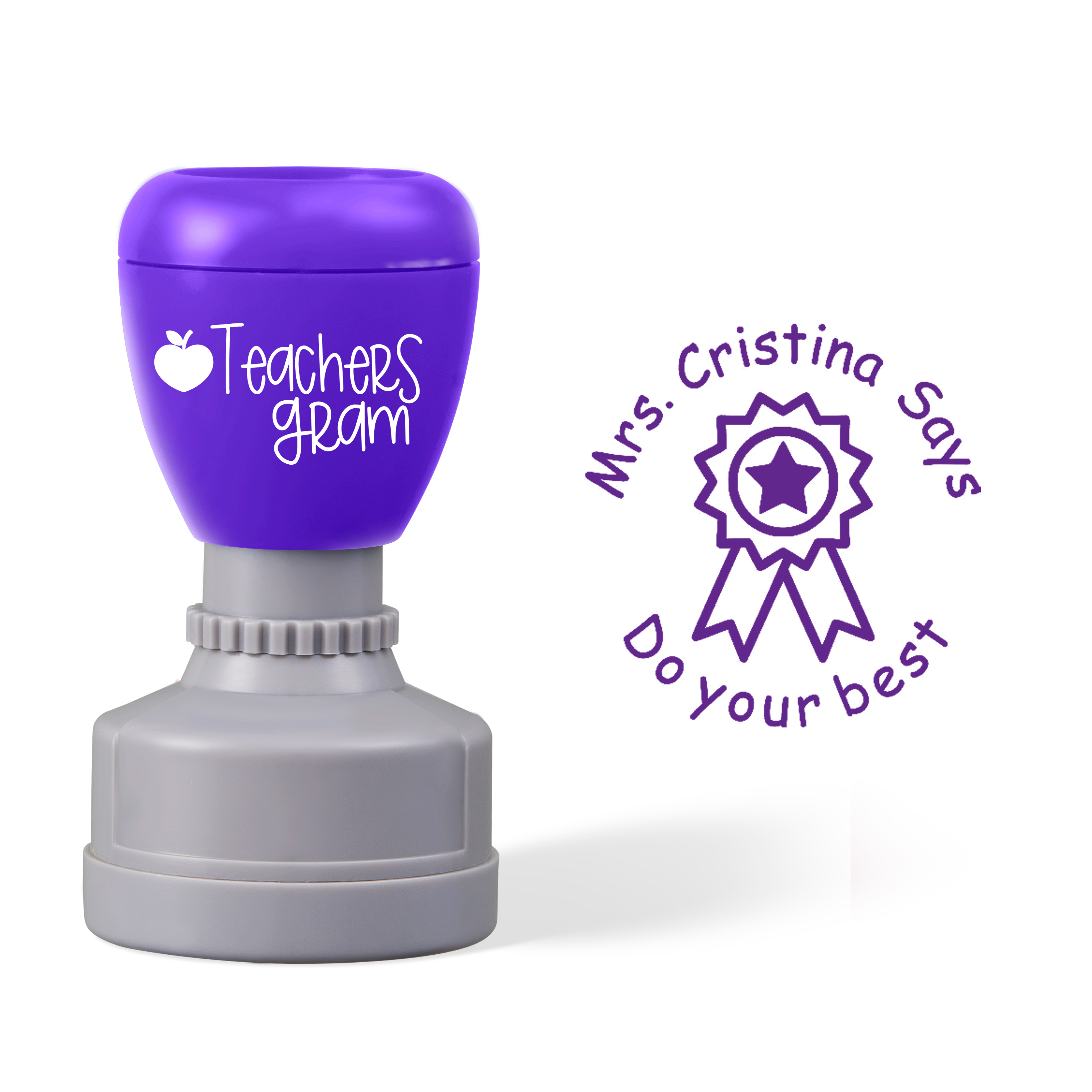Personalized Name Do Your Best Teacher Stamp