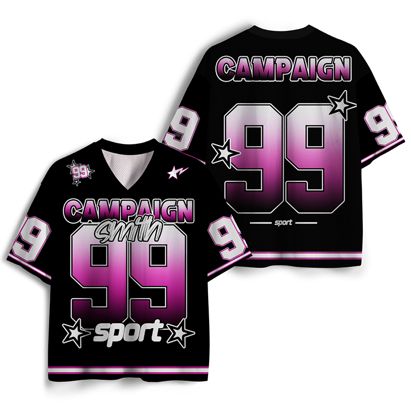 Personalized Name And Number Champion Star Teacher Mesh Jersey
