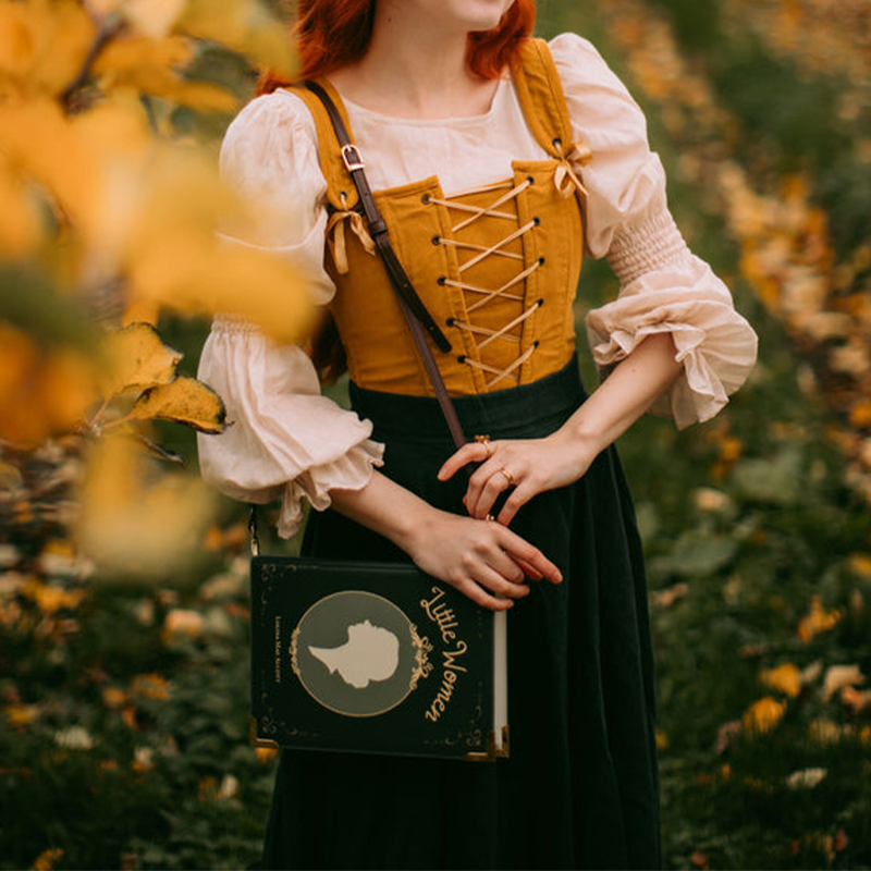 Little Women Green Book Bag