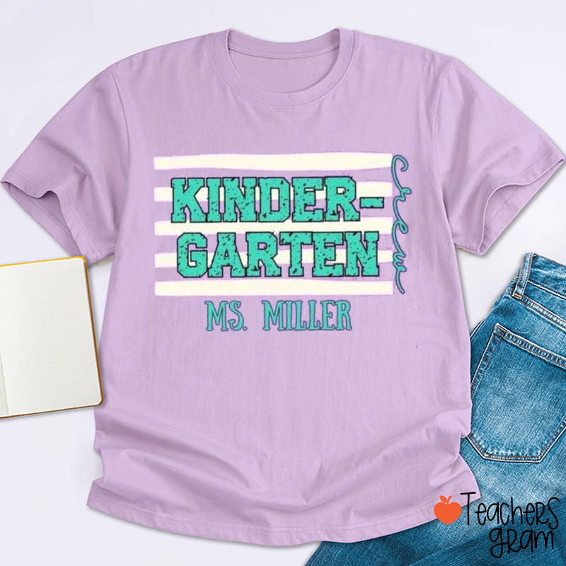 Personalized Grade And Name Dream Team Crew Teacher T-Shirt