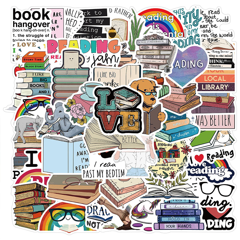 Book Hangover 50 PCS Stickers Pack
