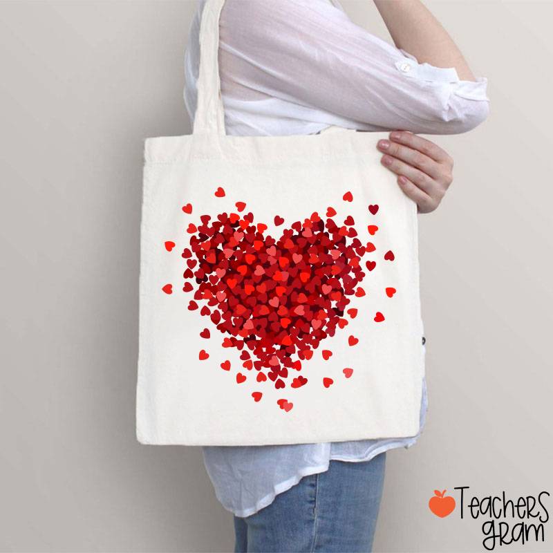 Let Love Fill Your Heart Teacher Tote Bag