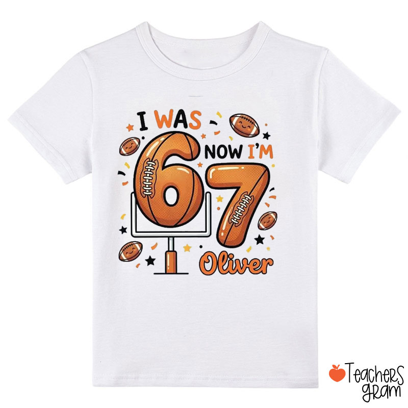 Personalized Sports Birthday Six Seven Class T-Shirt