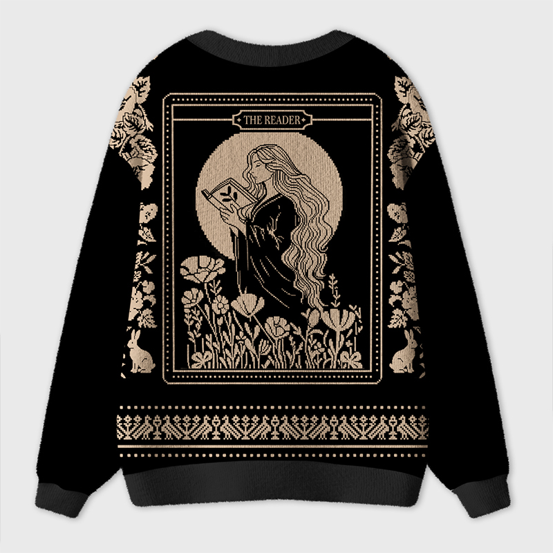 The Reader Teacher Ugly Cardigan Sweaters
