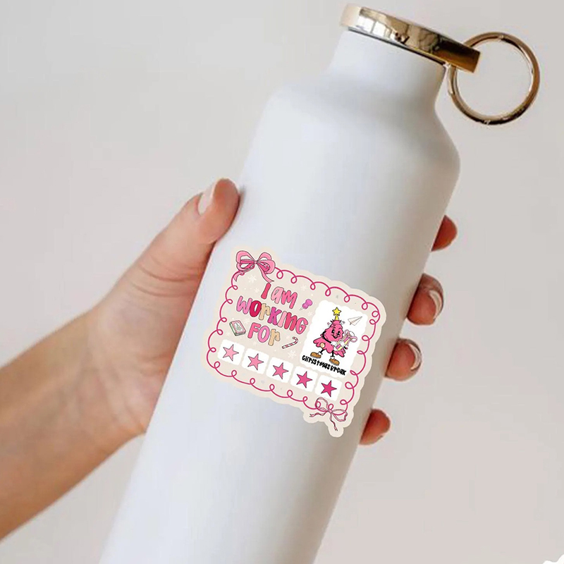 I Am Working For Christmas Break Teacher Stickers