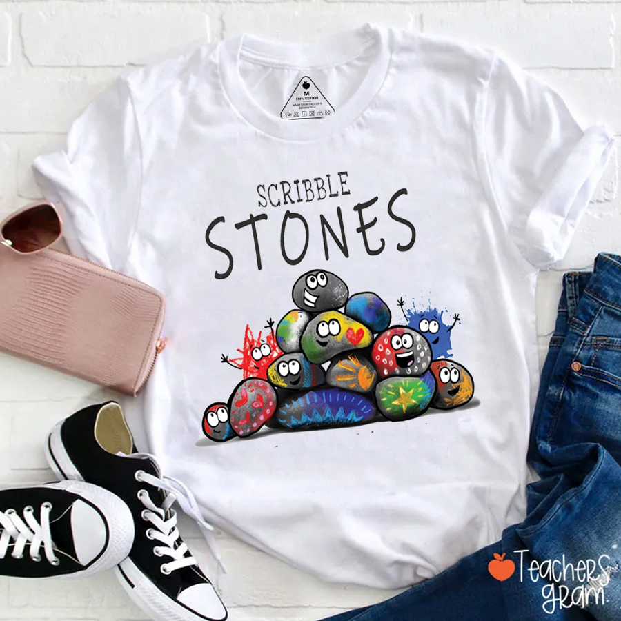 Scribble Stones Teacher T-Shirt