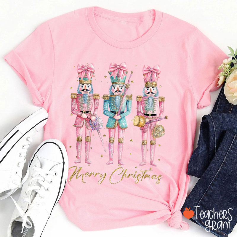 Nutcracker Merry Christmas Dance Teacher T-Shirt