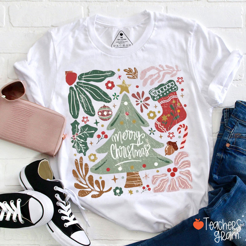 Merry Christmas Teacher T-Shirt