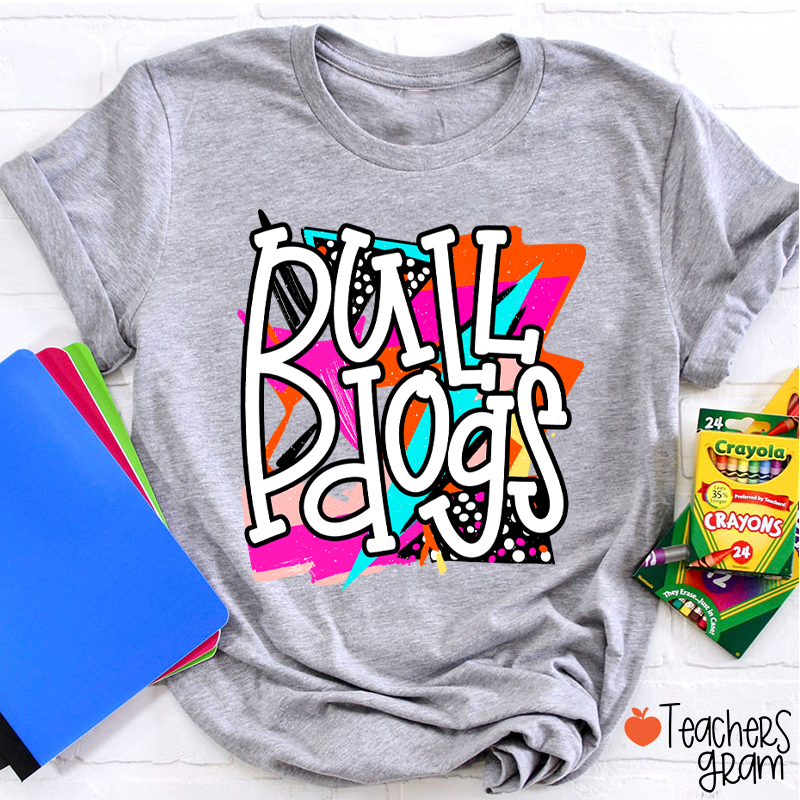 Personalized Mascot School Spirit Rock Teacher T-Shirt