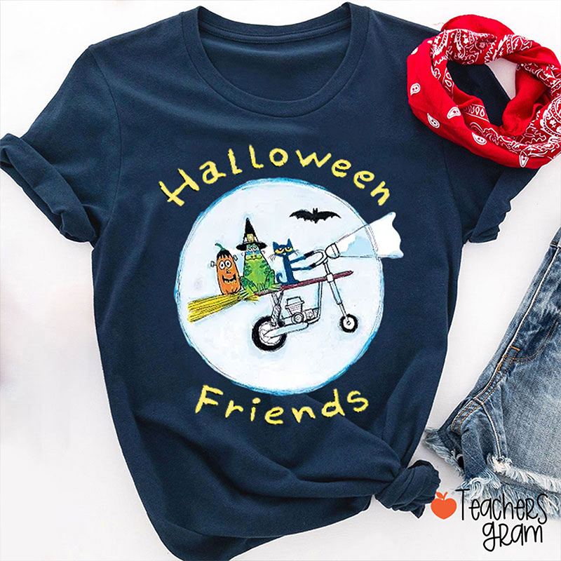 Halloween Friends Teacher T-Shirt