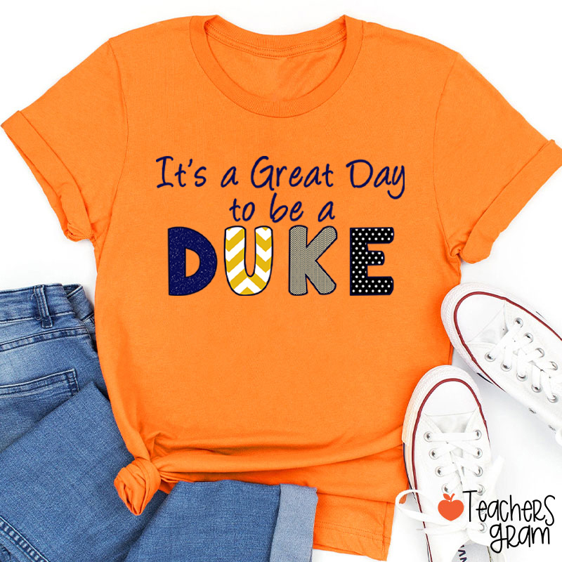 Personalized Mascot It's A Great Day To Be Teacher T-Shirt