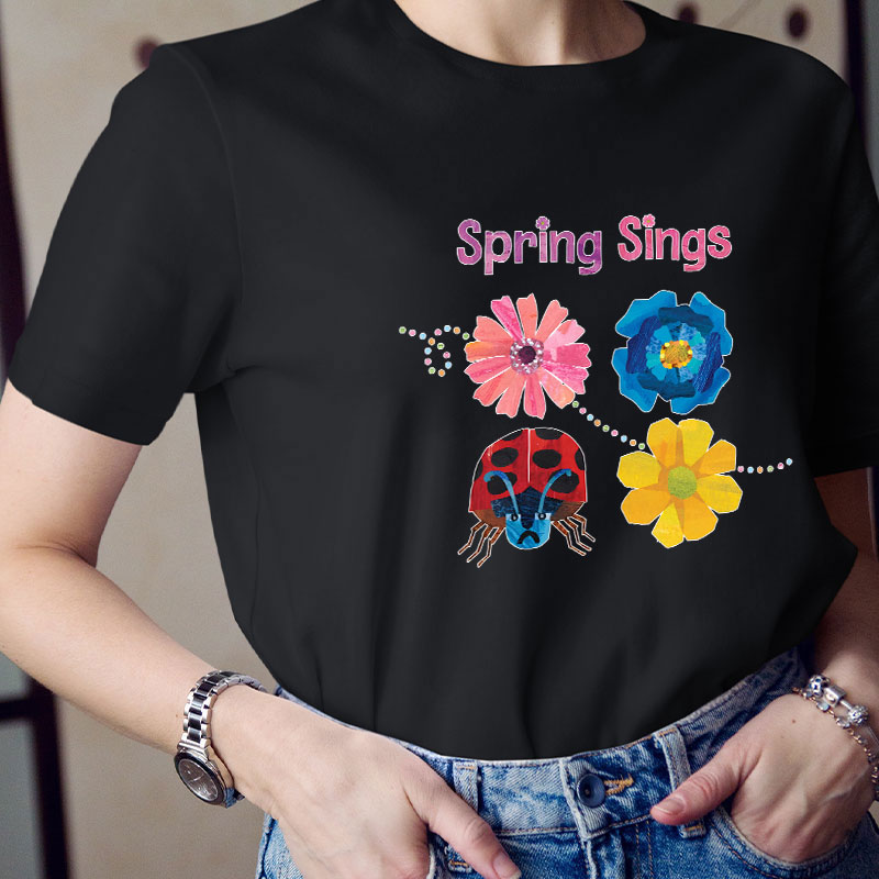 Spring Sings Teacher T-Shirt