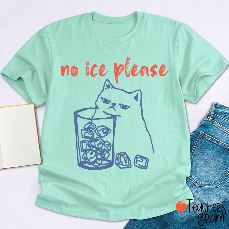 No Ice Please Teacher T-Shirt