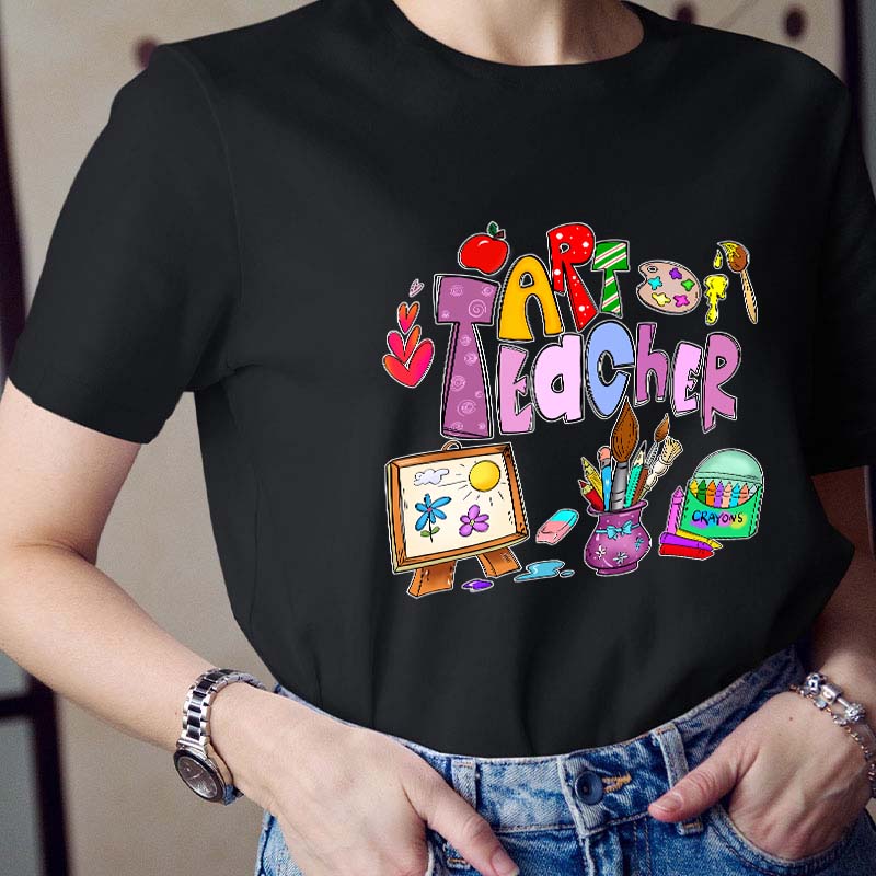 Drawing Lover Teacher T-Shirt