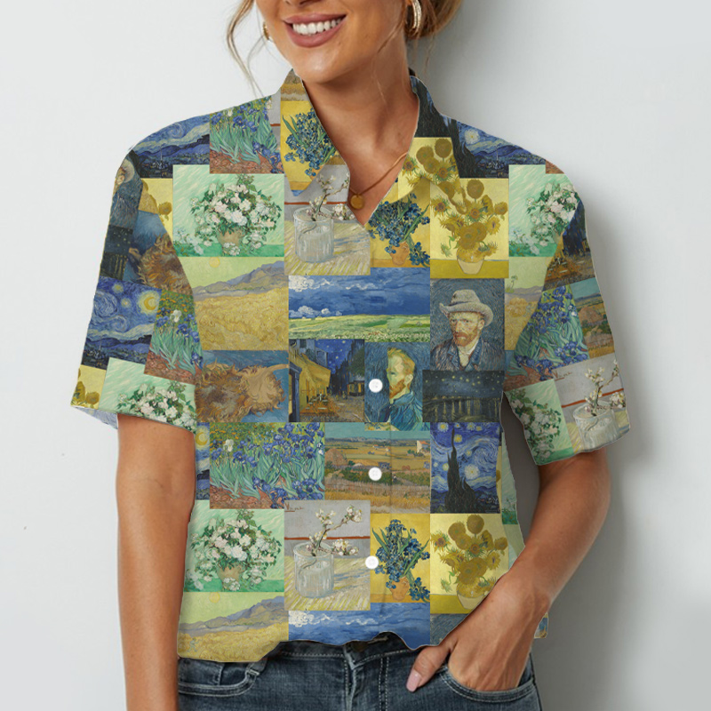Art And Flower Teacher Short Sleeve Shirt