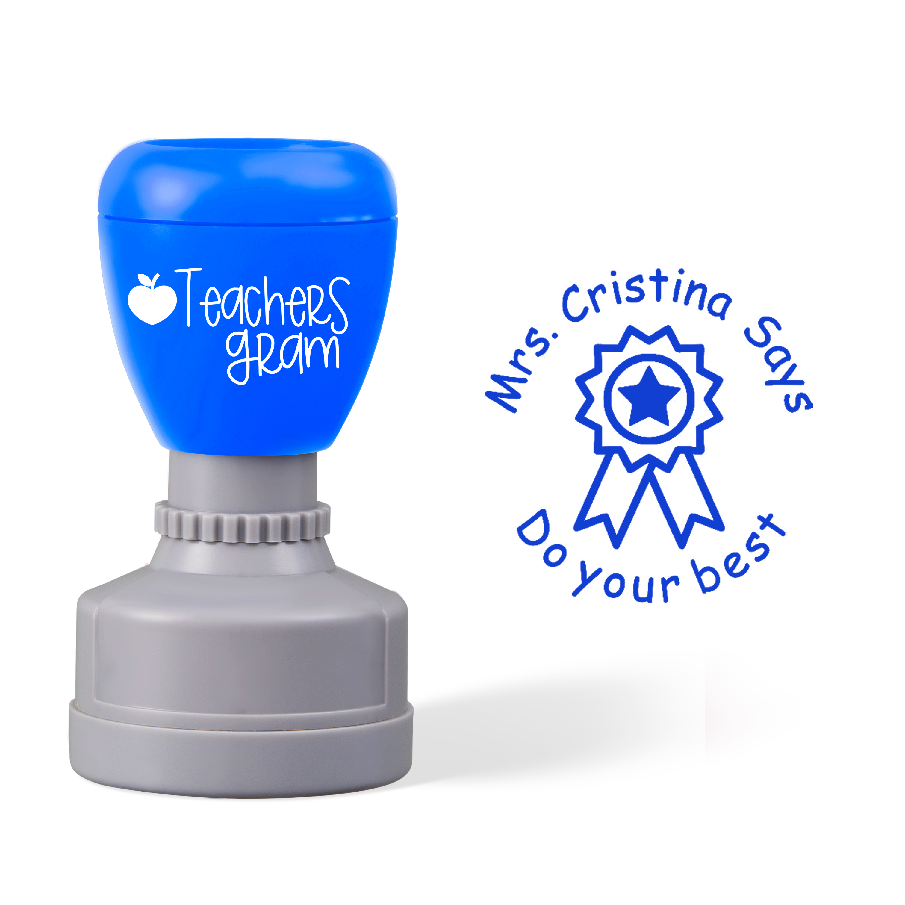 Personalized Name Do Your Best Teacher Stamp