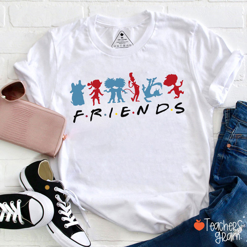 Friends Cats Teacher T-Shirt