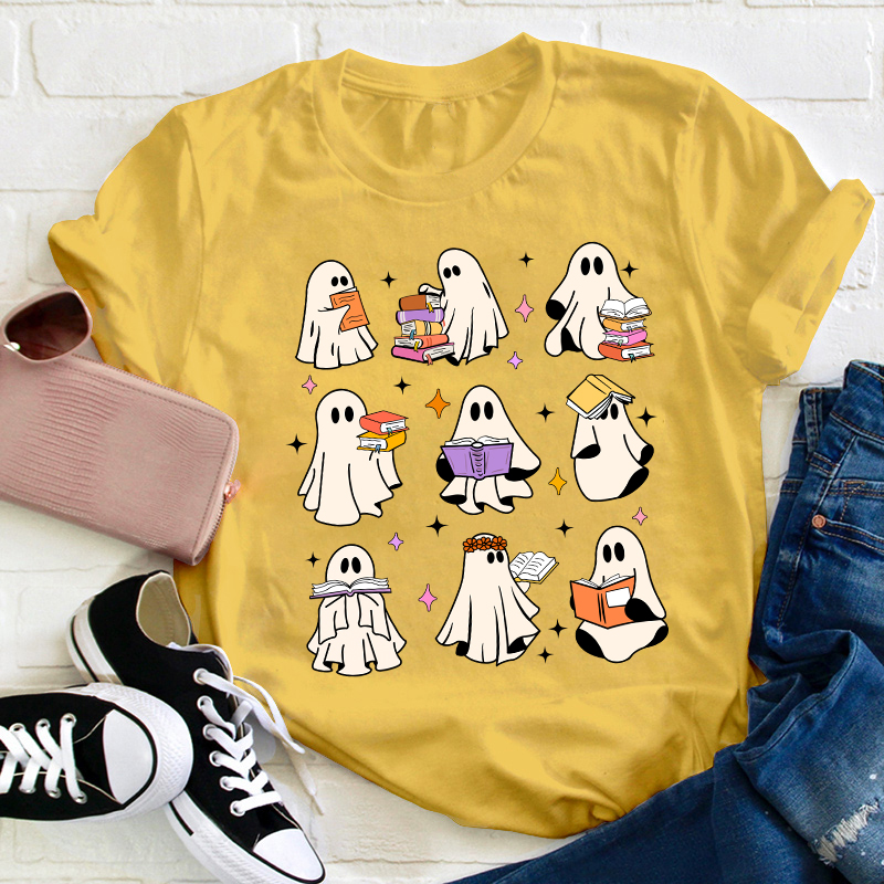 Reading Ghosts Teacher T-Shirt