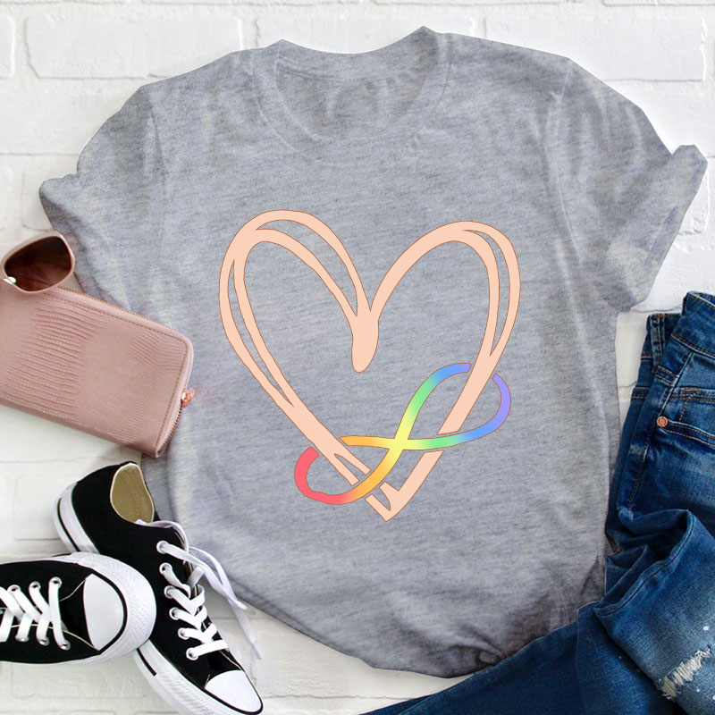 Autism Heart Teacher T-Shirt