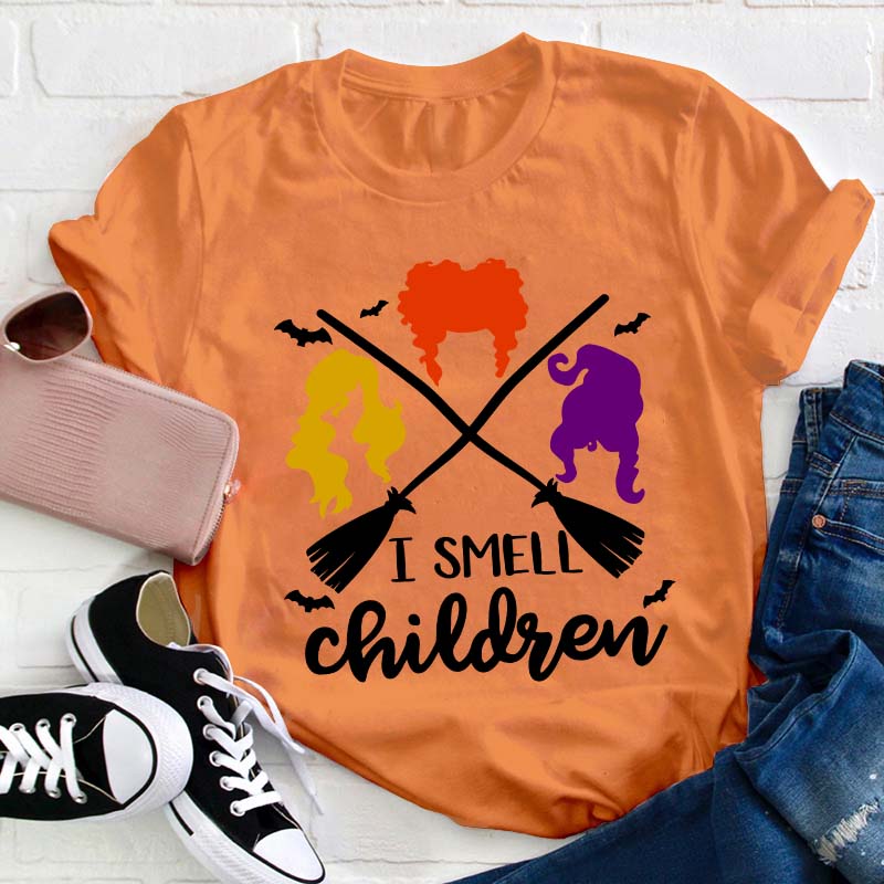 I Smell Children Halloween Witch T-Shirt