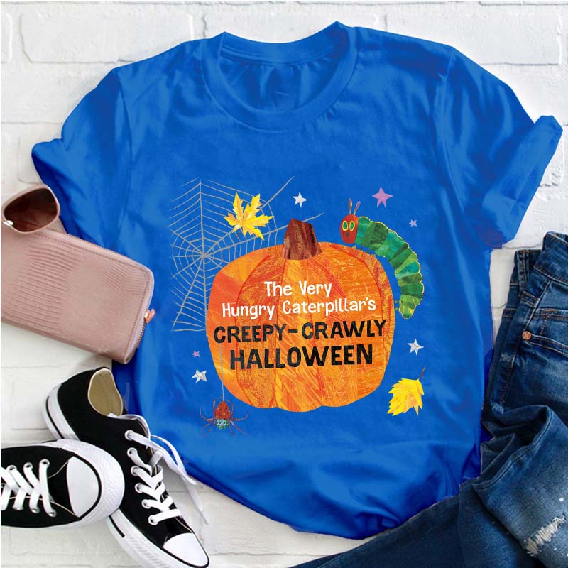Caterpillar’s Creepy-Crawly Halloween Teacher T-Shirt