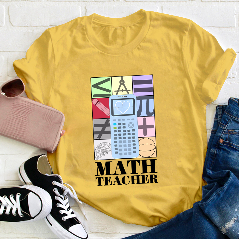 Calculator Math Teacher T-Shirt