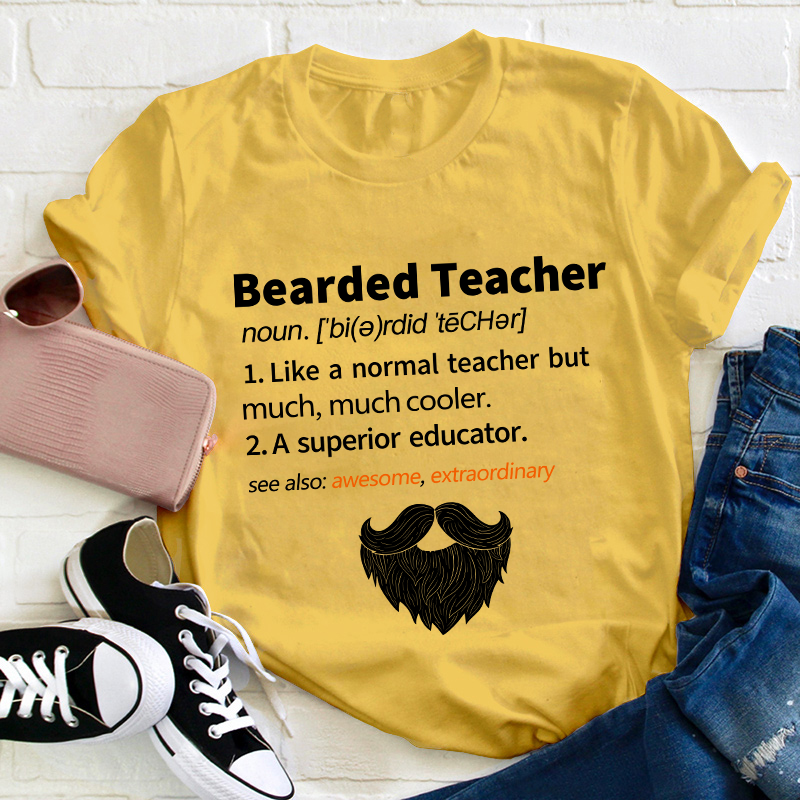 Bearded Teacher T-Shirt