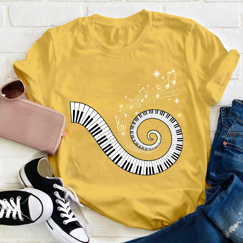 Follow The Rhythm Of The Music Teacher T-Shirt