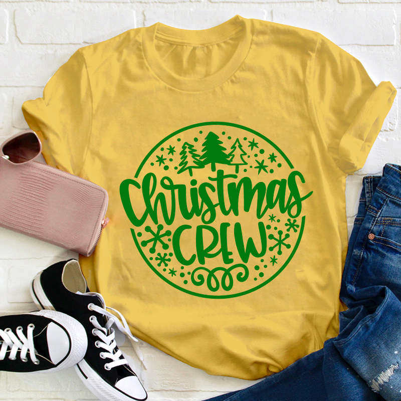 Christmas Crew Teacher T-Shirt