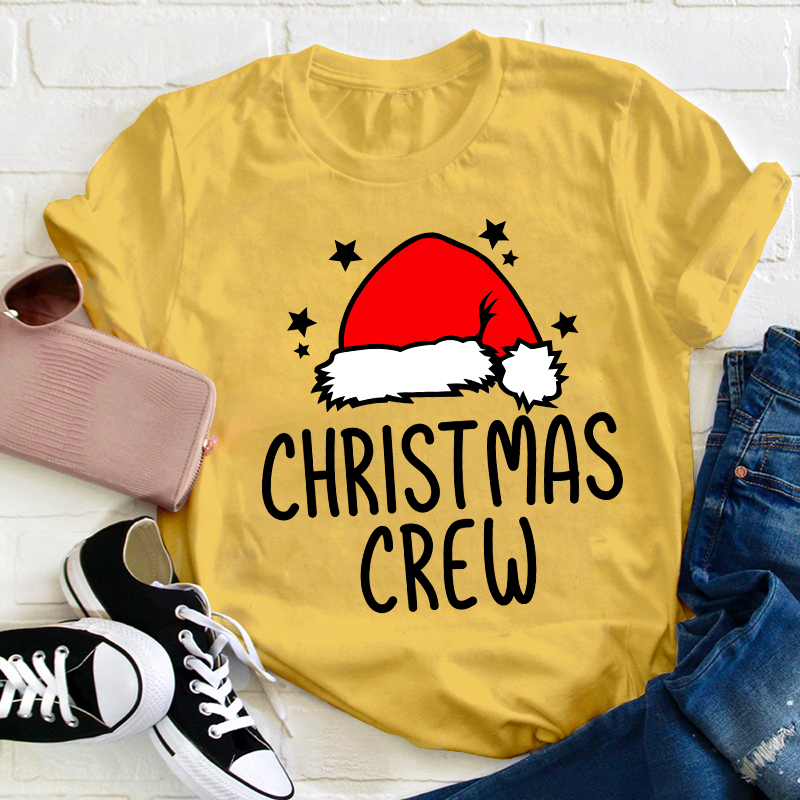 Christmas Crew Teacher T-Shirt