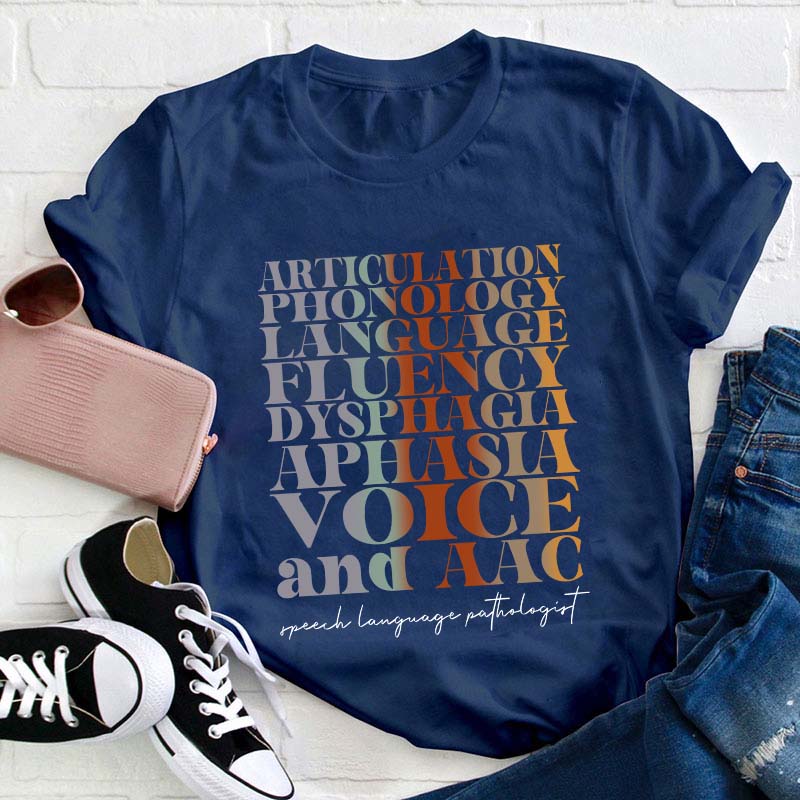 Speech Language Pathologist Teacher T-Shirt