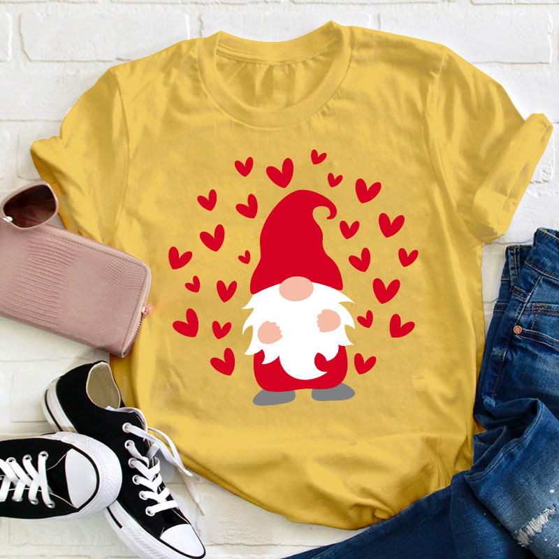 Gnome Love Teacher T-Shirt