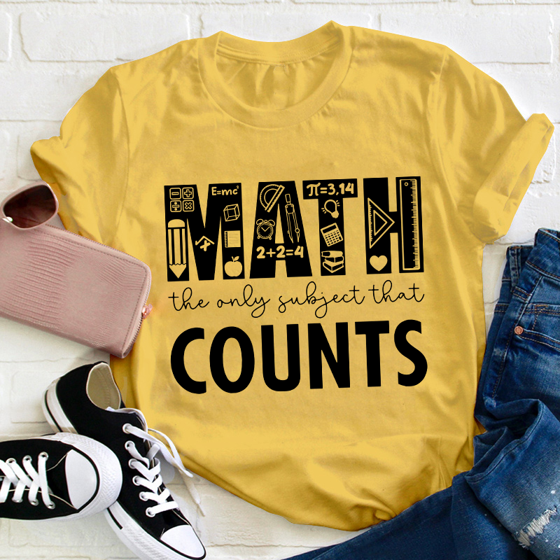 Math Counts Teacher T-Shirt