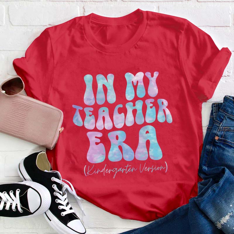 Personalized In My Teacher Era Teacher T-Shirt