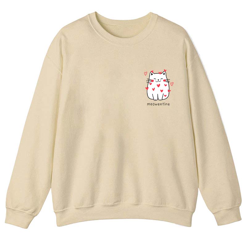 Meowentine Teacher Sweatshirt