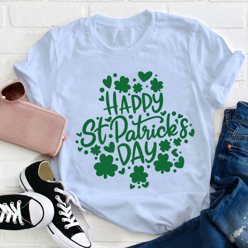 Happy St Patrick's Day Teacher T-Shirt