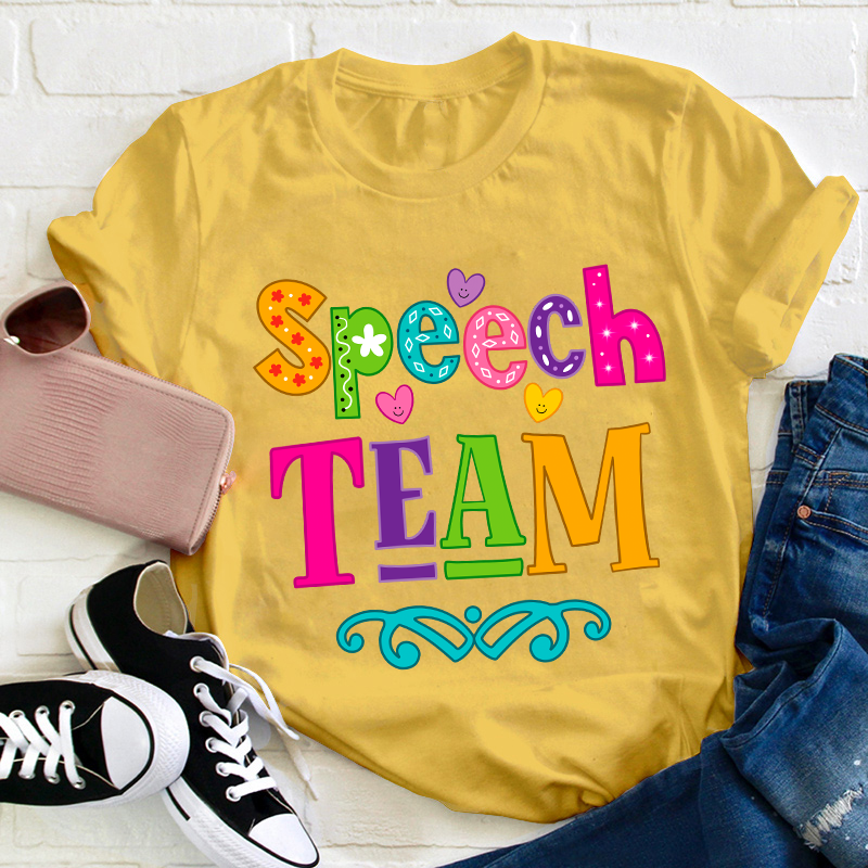 Speech Team Teacher T-Shirt