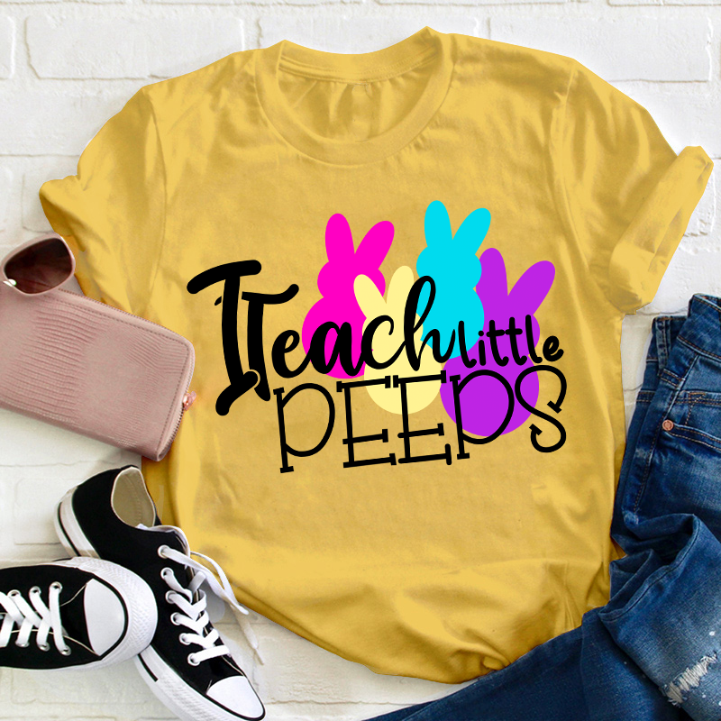 Hip Hop I Teach Little Peeps Teacher T-Shirt