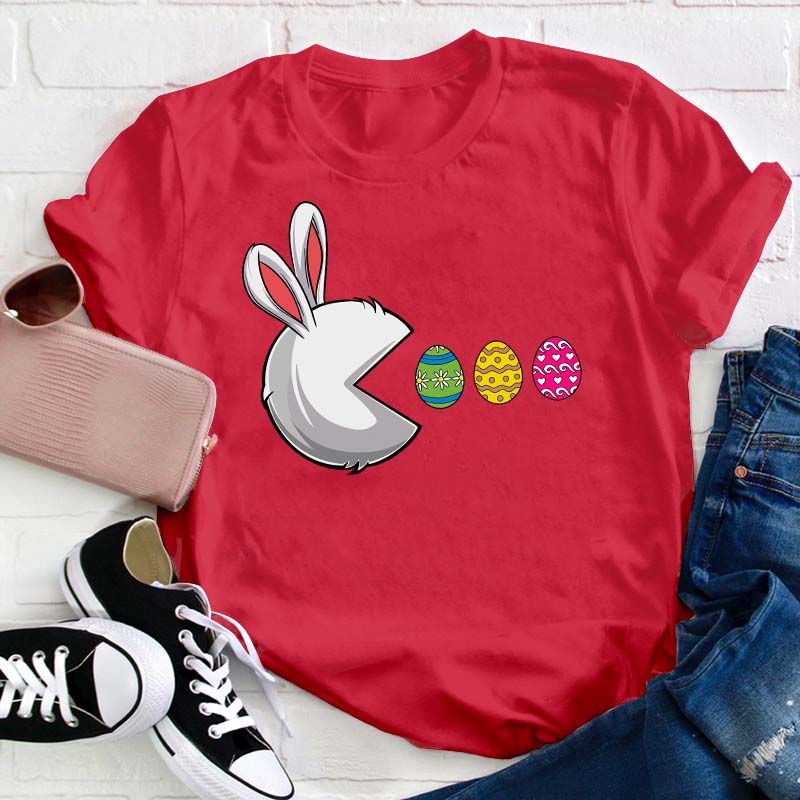Egg Hunter Rabbit Teacher T-Shirt