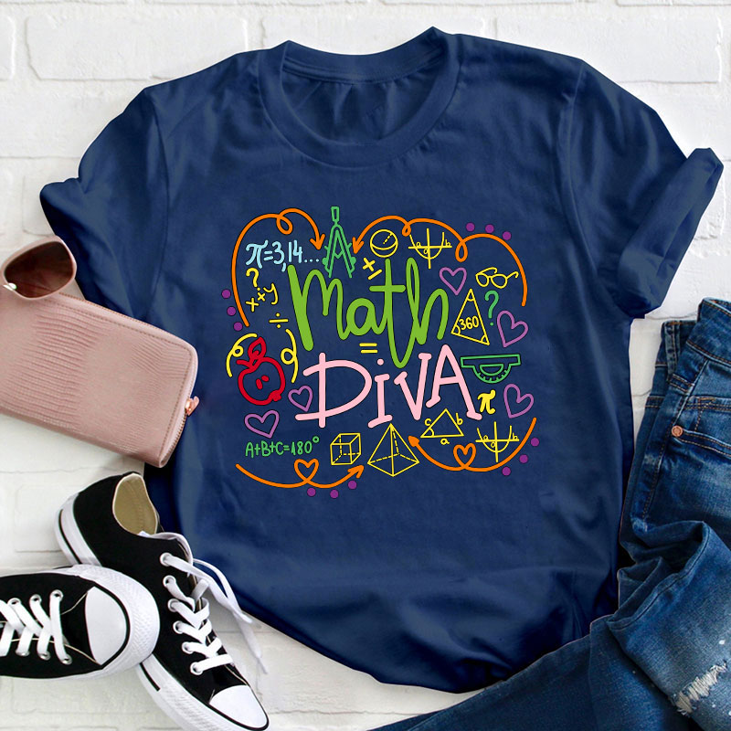 Math Diva Mathematical Symbol T-Shirt