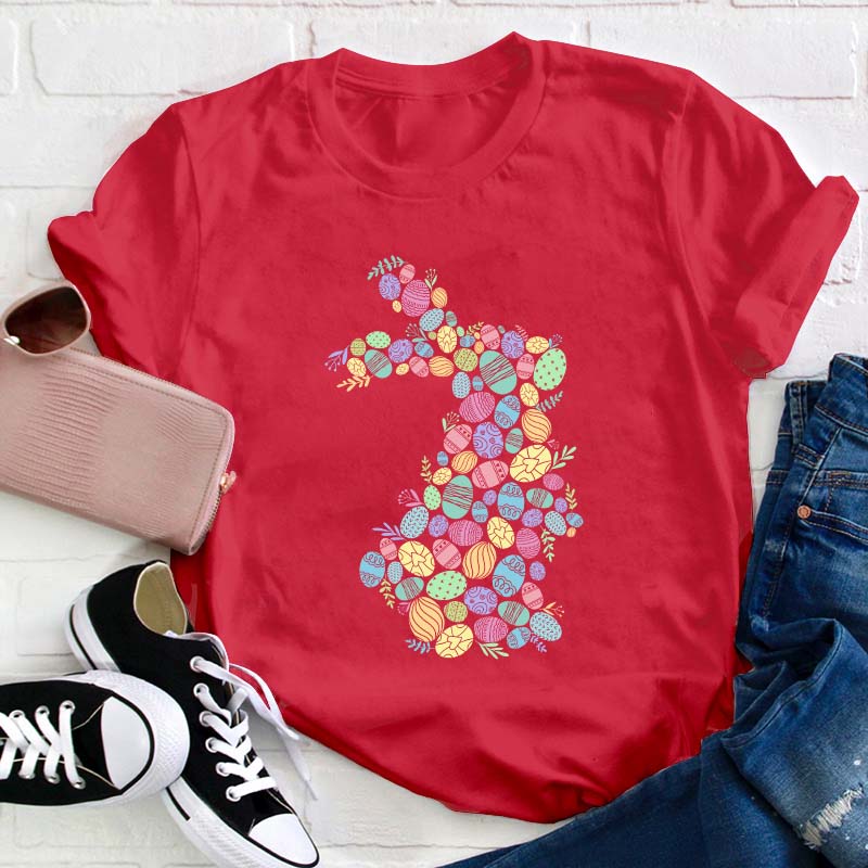 Cute Bunny Teacher T-Shirt