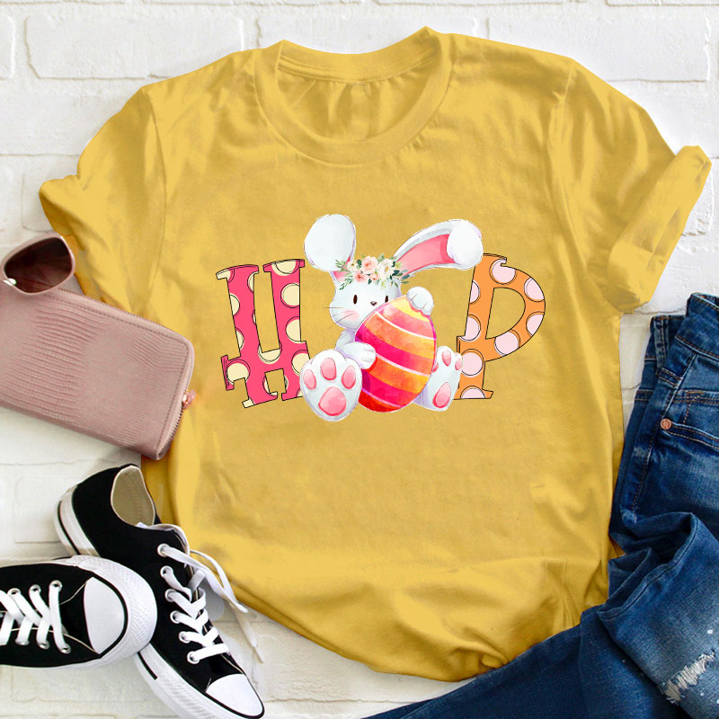 Hip Hop Bunny Teacher T-Shirt