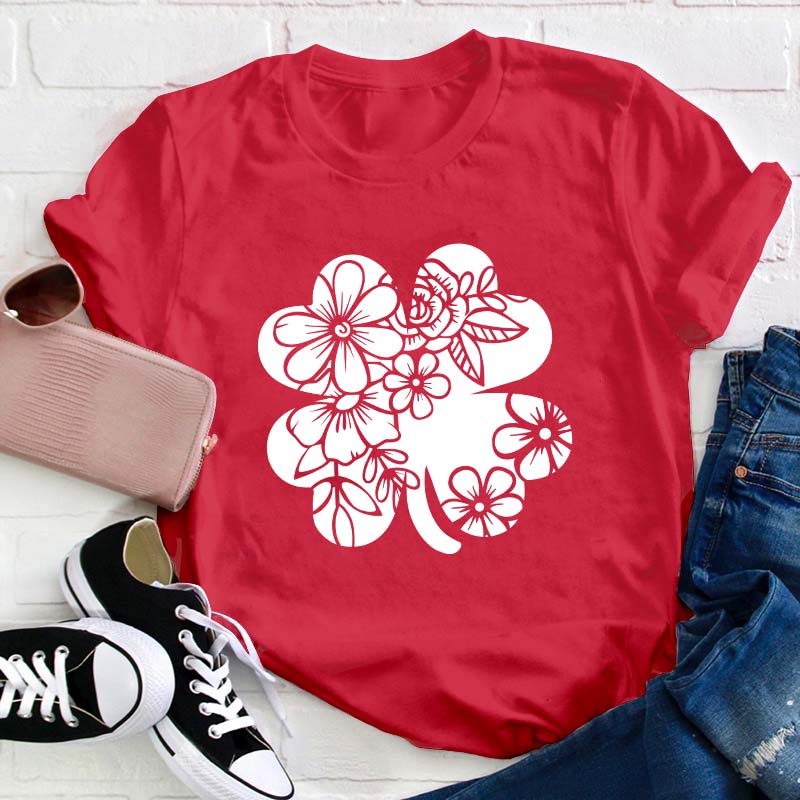 Lucky Shamrock Teacher T-Shirt