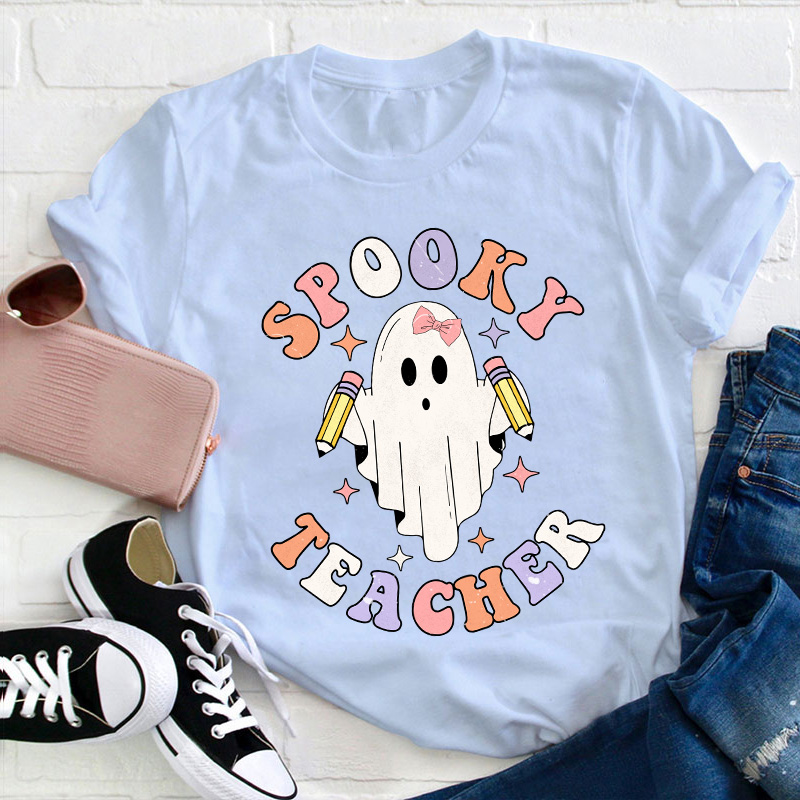 Spooky Ghost Teacher T-Shirt